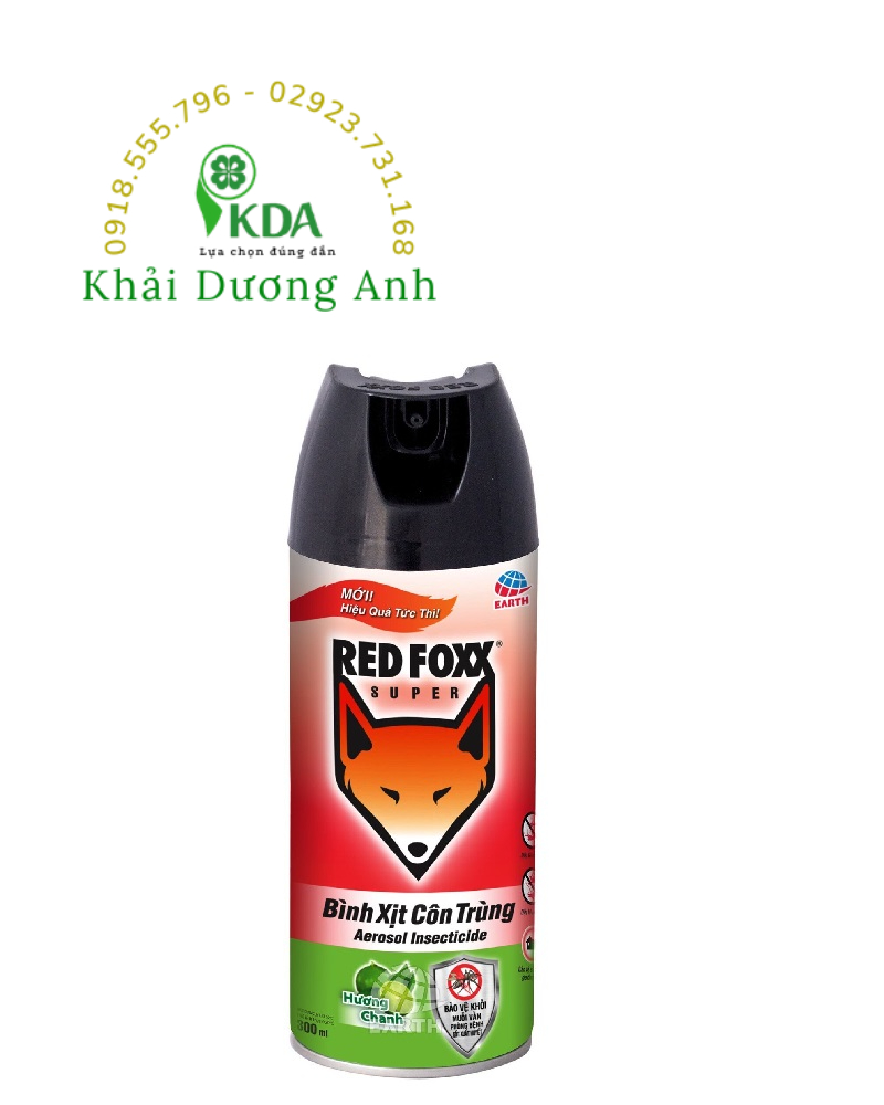 Xịt muỗi Red Foxx Power chanh 300ml