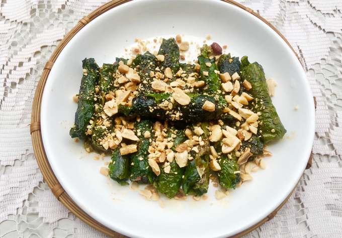 Bò lá lốt áp chảo