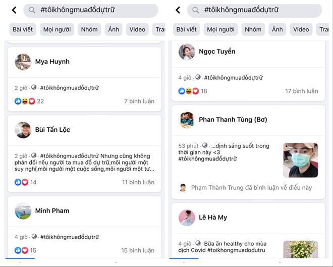 Bình tĩnh trong dịch Covid-19: 'Tôi không mua đồ dự trữ' lan truyền mạnh mẽ