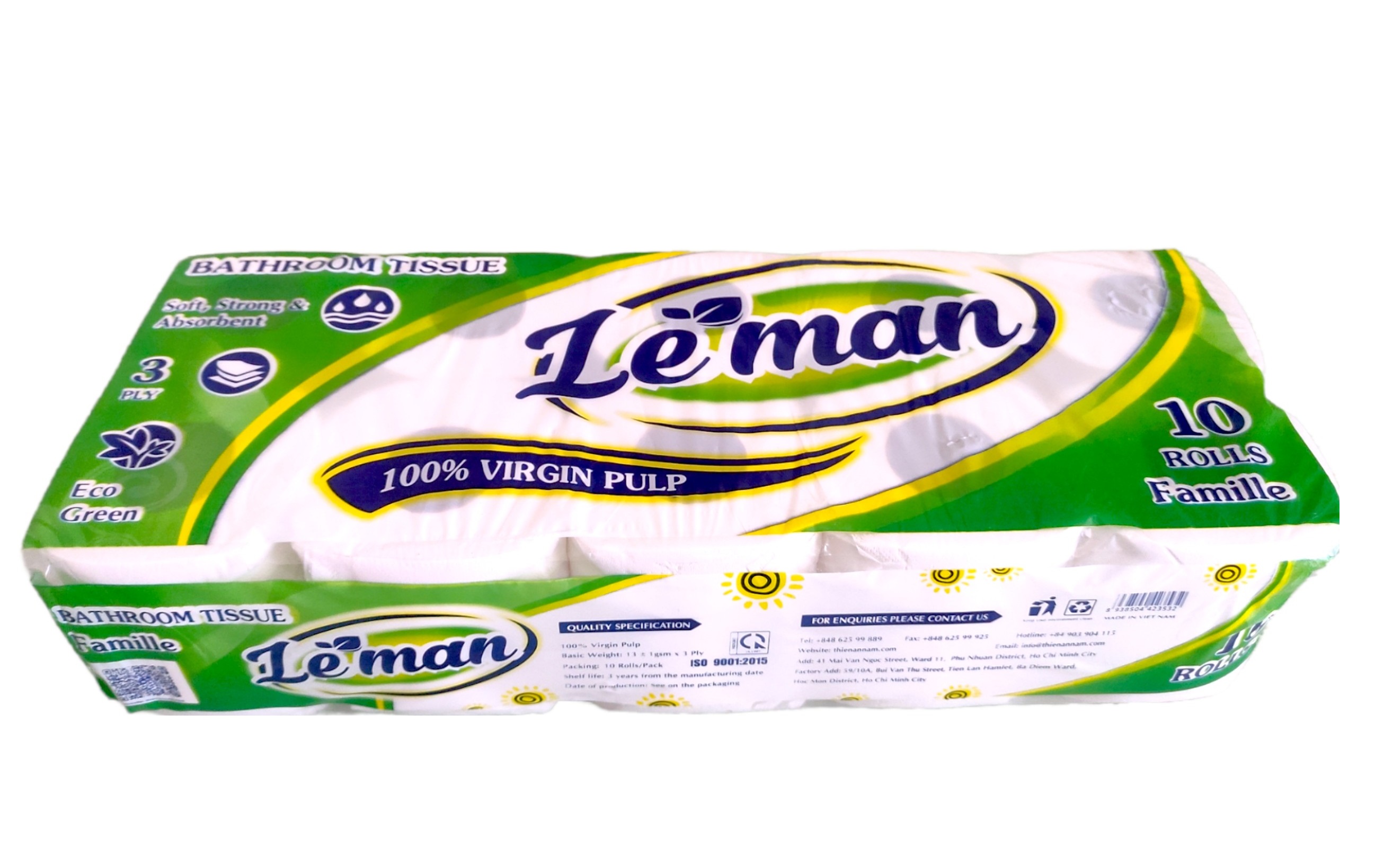 Giấy vệ sinh cao cấp 3 lớp - Leman 2