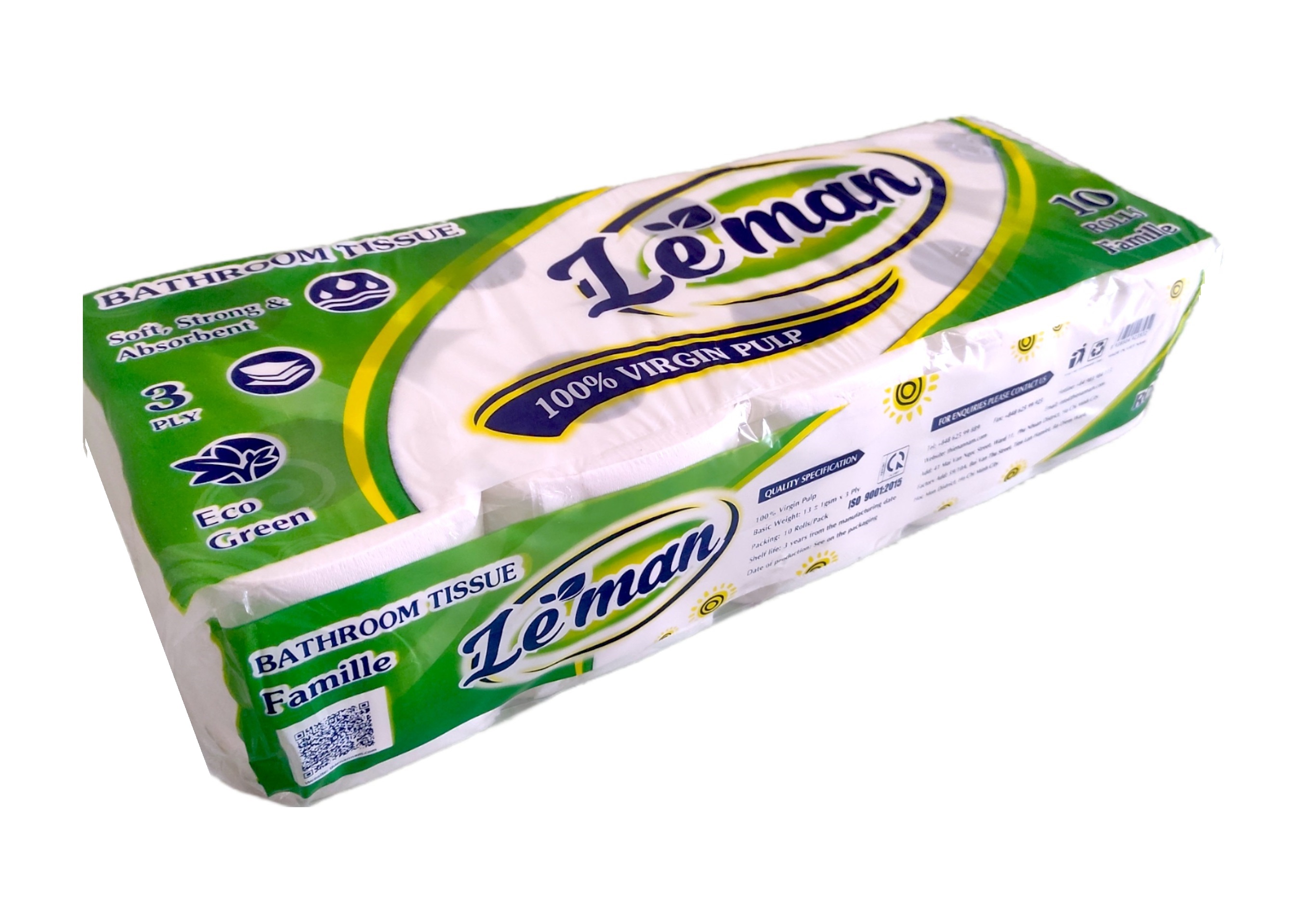 Giấy vệ sinh cao cấp 3 lớp - Leman