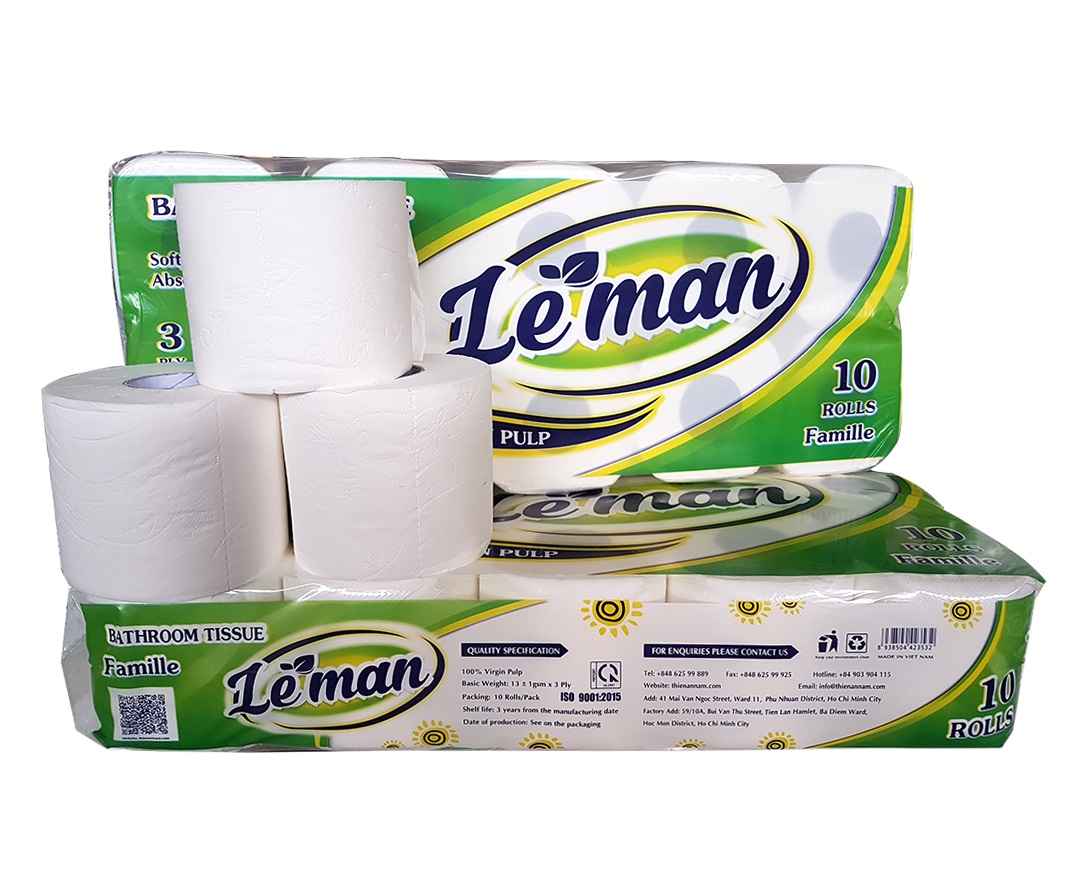 Giấy vệ sinh cao cấp 3 lớp - Leman 3