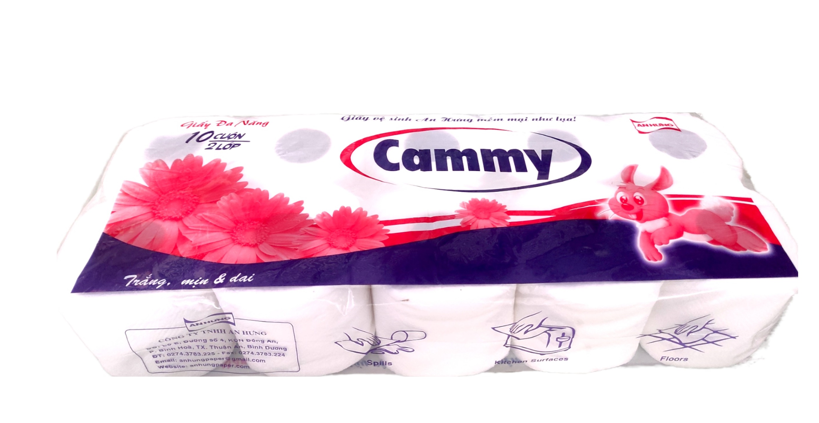 Giấy vệ sinh 2 lớp - Cammy 1