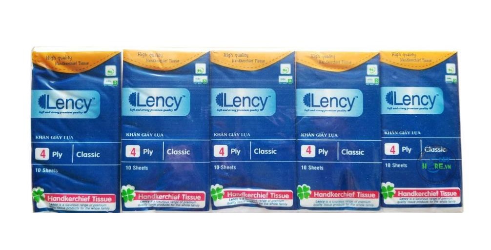Khăn giấy ví 4 lớp - Lency Hanky 1