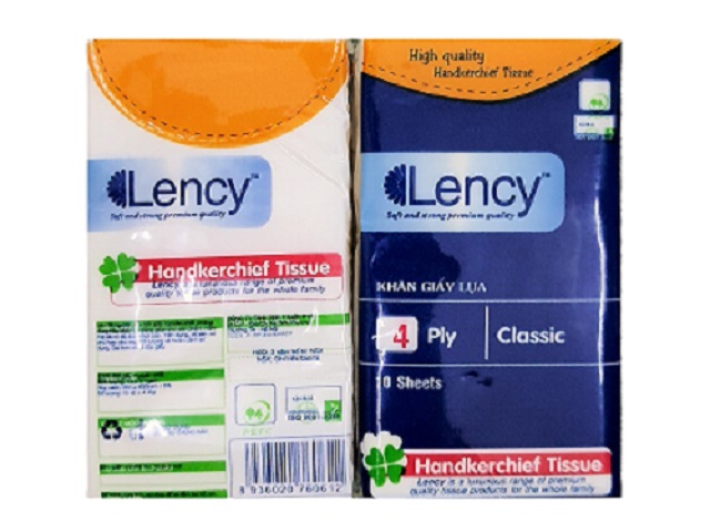 Khăn giấy ví 4 lớp - Lency Hanky