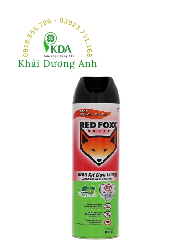 Xịt muỗi Red Foxx Power chanh