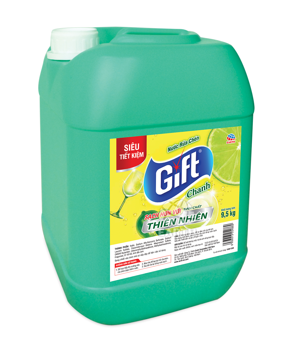 Nước rửa chén Gift 9,5 kg