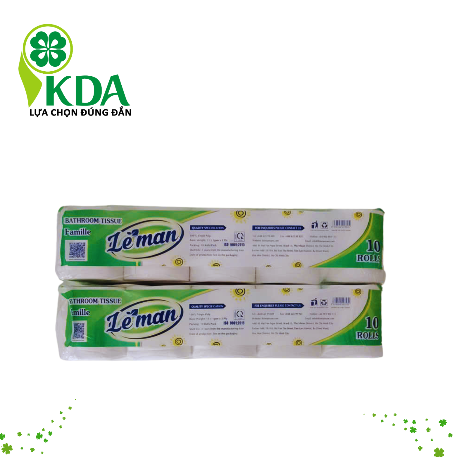 Giấy vệ sinh cao cấp 3 lớp - Leman 80gr 2